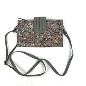 Sakroots Artist Circle Olympic Smartphone Holder Crossbody Coated Canvas New